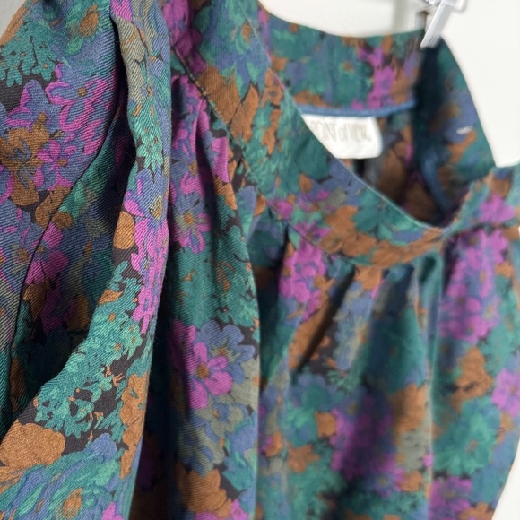 Point of View Vintage Floral A-line Skirt‎ (16) - Picture 5 of 10